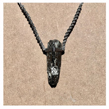 Load image into Gallery viewer, Black Tourmaline Necklace on Silver