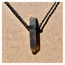 Load image into Gallery viewer, Smokey Quartz Necklace on Black