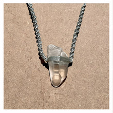 Load image into Gallery viewer, Clear Quartz Necklace on Silver