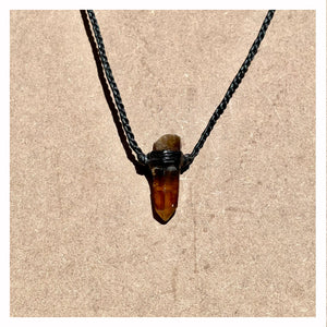 Citrine Choker on Black