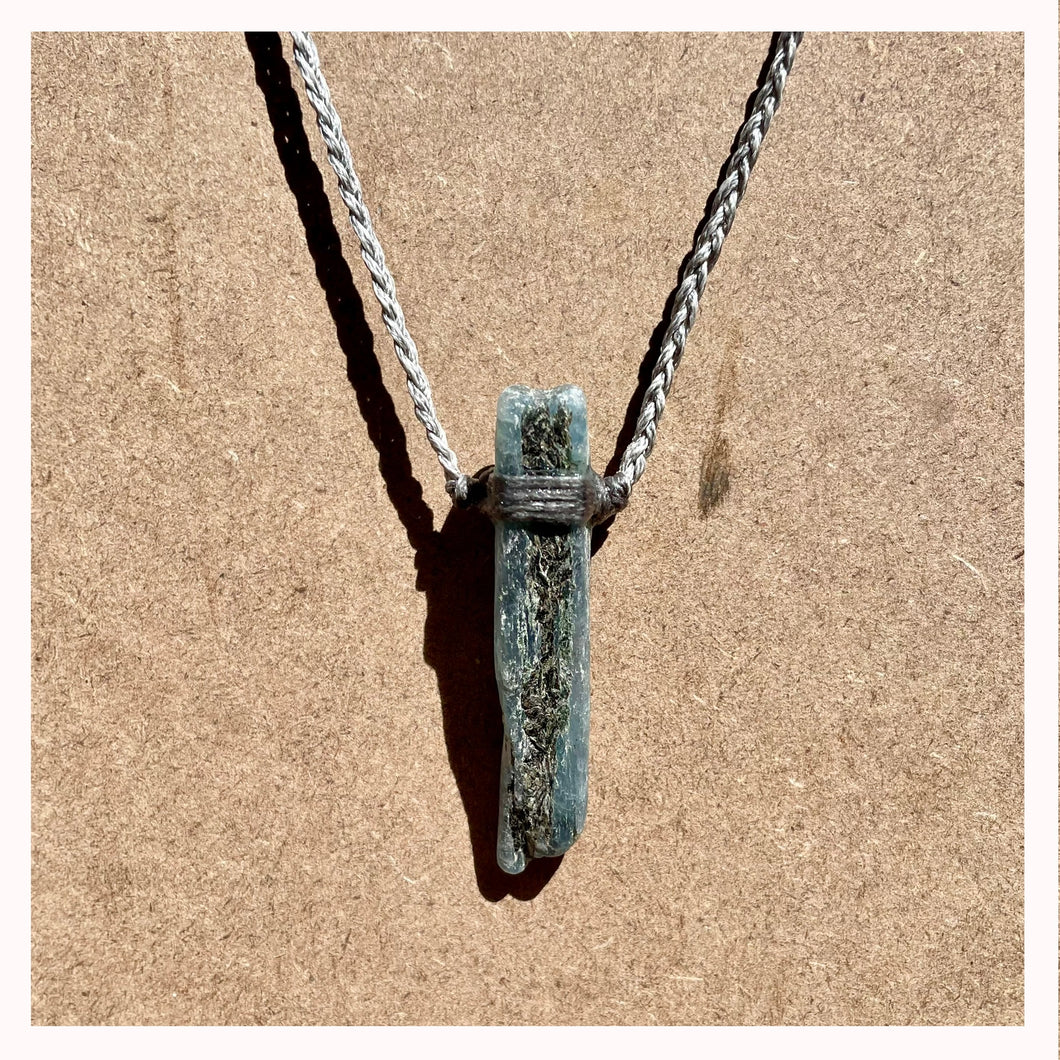 Kyanite Necklace on Silver