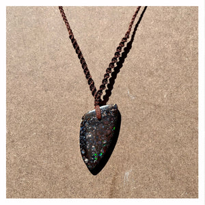 Australian Boulder Opal Necklace