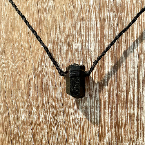 Black Tourmaline on Black