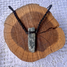 Load image into Gallery viewer, Kyanite Necklace on Brown