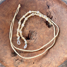 Load image into Gallery viewer, Beaded Sunglass Strap Cream Twist