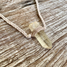 Load image into Gallery viewer, Citrine on Hemp