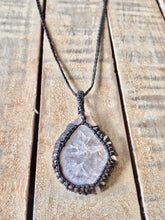 Load image into Gallery viewer, Clear Quartz ‘Seer Stone’, Necklace