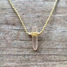 Load image into Gallery viewer, Clear Quartz Choker/Necklace